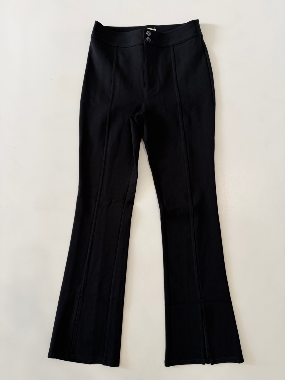 Maeve By Anthropologie Women’s Black Flare Pants Size 4 High Waisted